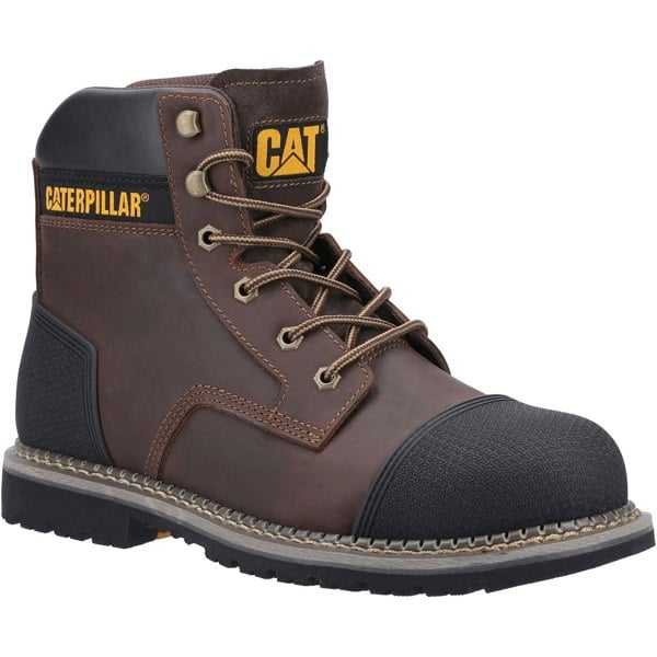 Caterpillar Powerplant S3 Safety Mens Boots - Brown