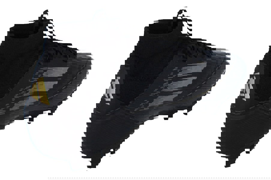 Adidas F50 League Mid Fg/Mg Mens Football Boots  JI0419 - Core Black Iron Metalic Gold - Photo 2