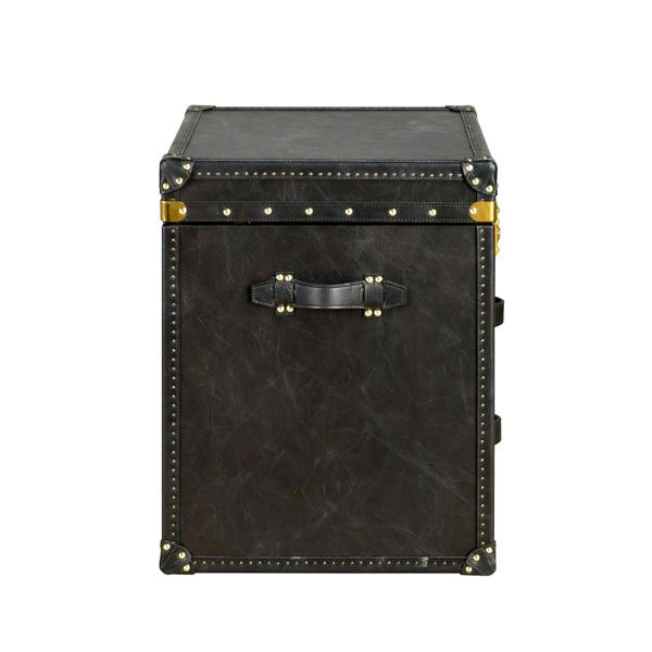 Angel Cerdá Black leather trunk 7184