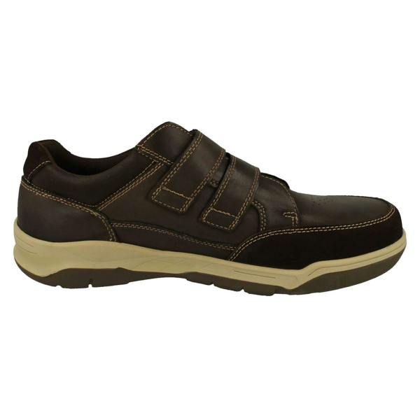 Hush Puppies Mens Hush Puppies Cushioned Insole Hook & Loop Shoes Fabian Double Strap