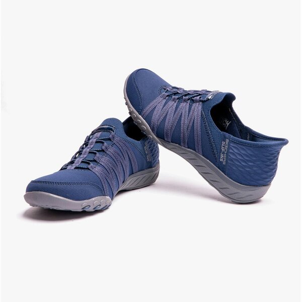 Skechers 100593/NVY BREATHE-EASY - ROLL-WITH-ME Casual Shoes Casual Shoes   in  Navy