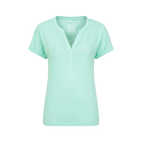 Mountain Warehouse Womens/Ladies Skye Slub Quick Dry T-Shirt - Mint