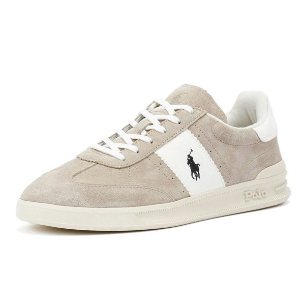 Polo Ralph Lauren Heritage Aera Suede Milkshake/White Trainers