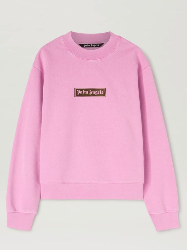Palm Angels Box Logo Sweatshirt – Pink