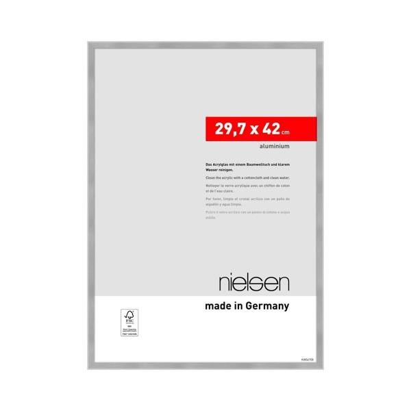 nielsen Atlanta Aluminium Picture Frame - Frosted Silver