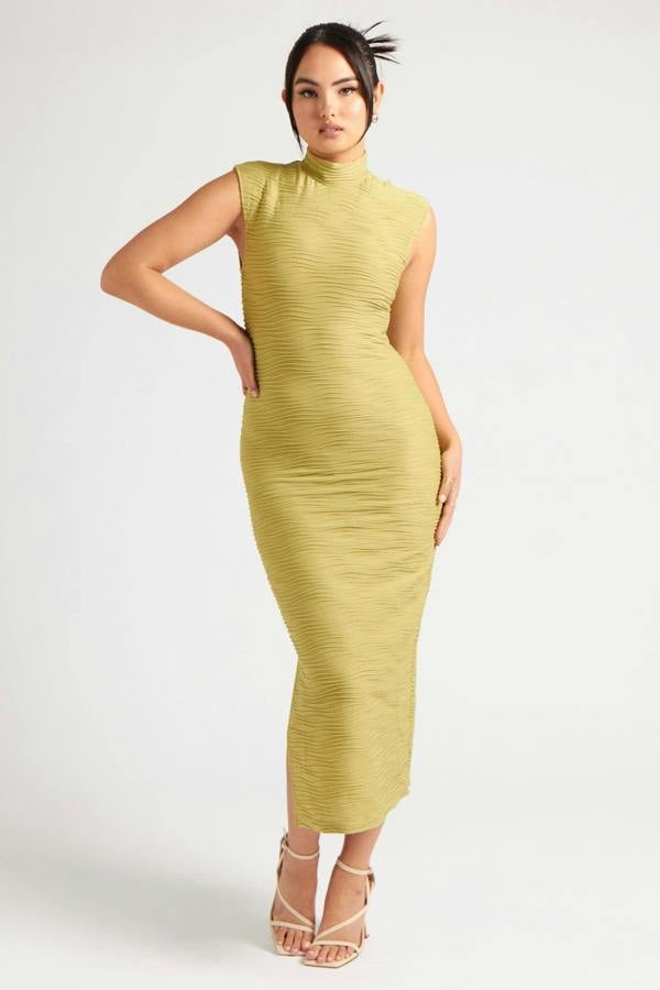 Urban Bliss Textured Midi Dress