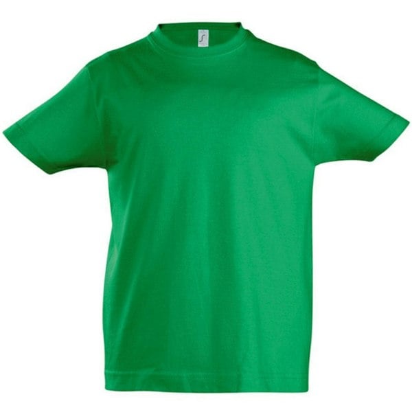 SOLS Kids Unisex Imperial Heavy Cotton Short Sleeve T-Shirt - Kelly Green