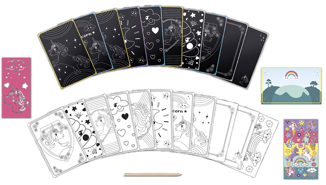 Totum Unicorn ScratchBook