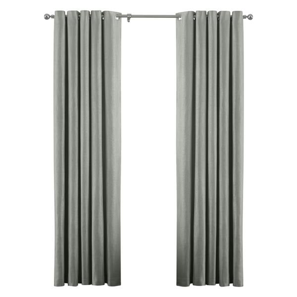Riva Home Atlantic Eyelet Ringtop Curtains - Grey