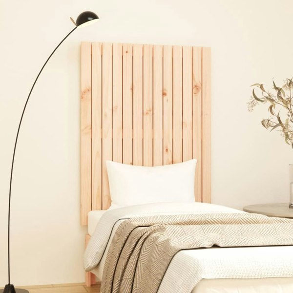 Berkfield Wall Headboard 82.5x3x110 cm Solid Wood Pine
