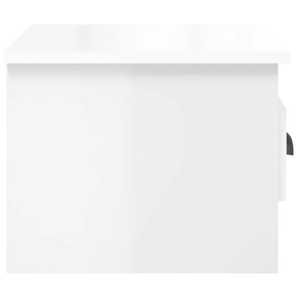 Berkfield Wall-mounted Bedside Cabinets 2 pcs High Gloss White 41.5x36x28cm