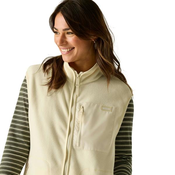 Regatta Womens/Ladies Frankie Microfleece Body Warmer - Light Vanilla - 