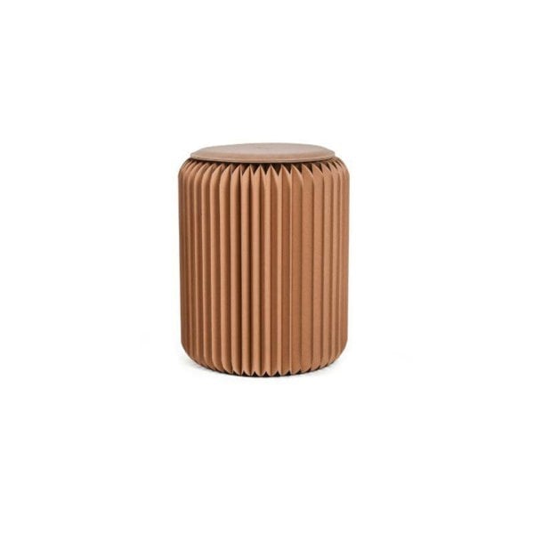 Accordion Classic Stool, Kraft Paper-Weilai Concept-Weilai Concept