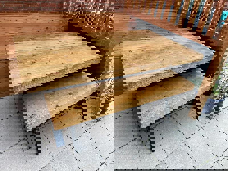 Chunky Outdoor Table - TRL Handmade Furniture