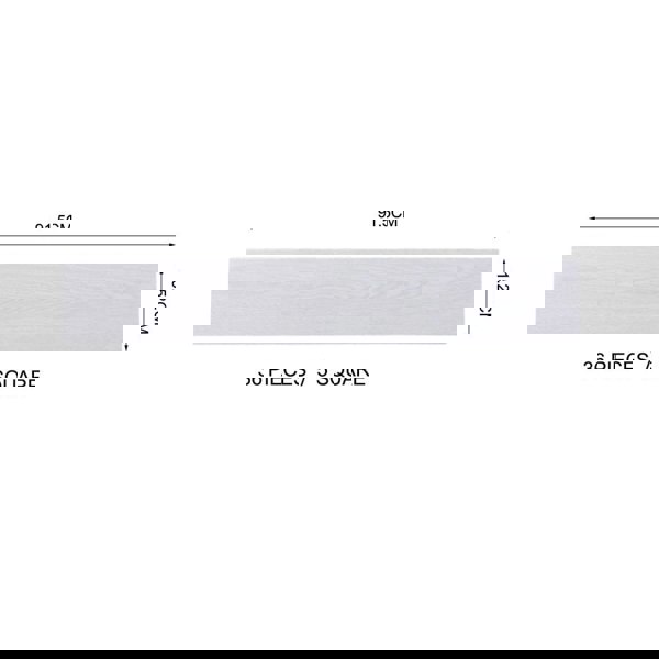 PVC Wooden Self-adhesive Laminate Flooring Planks for Home Decor Living and Home White