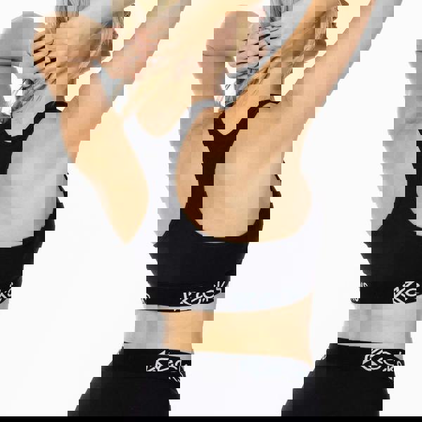 Kecks Black Modal Sports Bralette