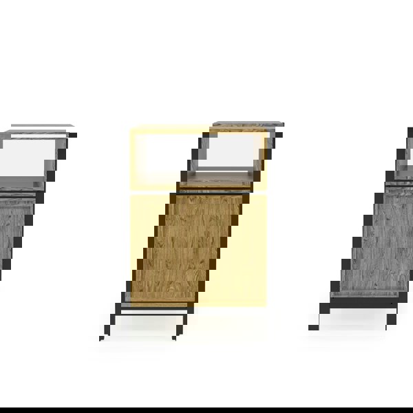 Dorel Home Louisiana Turntable Stand Oak Look