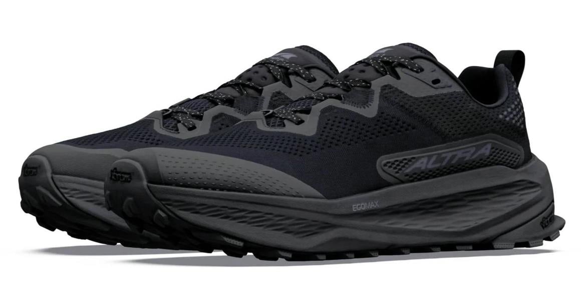 ALTRA Mens Olympus 7 Trail Running Trainers Shoes Castlerock Black