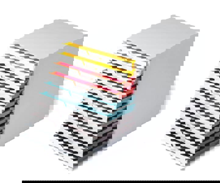 Durable VARICOLOR MIX Desktop Organiser 10 Drawer Colour Coded Storage | A4+