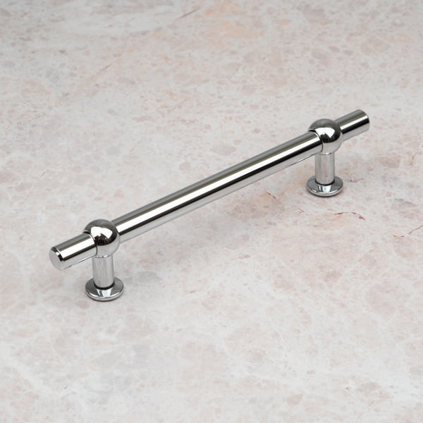 Handle & Home Polished Chrome T-Bar Handle and Knob
