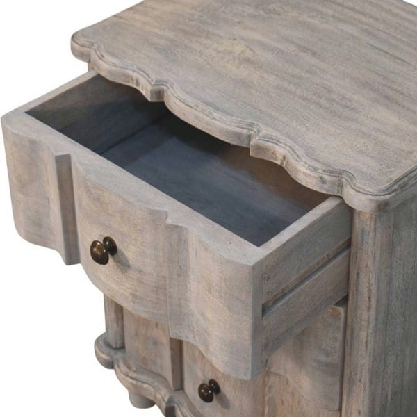Artisan Furniture Solid Wood Beaumont Curved Nightstand