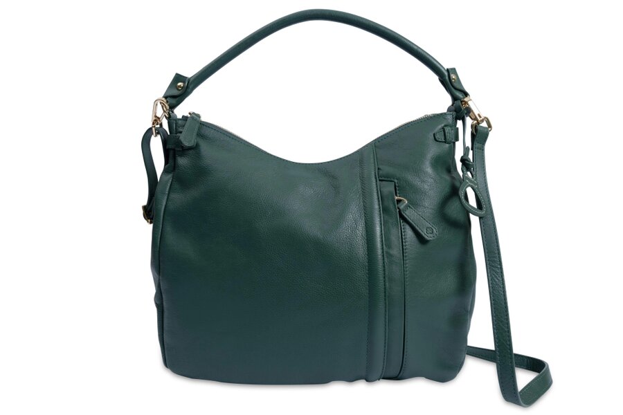SADDLER "Julia" Real Leather Hobo Bag – Versatile, Stylish & Spacious Design - Green