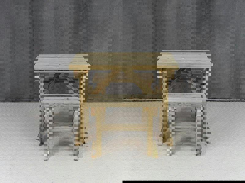 Yews Space-Saving Picnic Table and Benches Set – Wooden Outdoor Dining Set for Gardens and Patios
