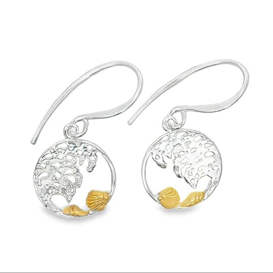 Reeves & Reeves Ocean Wave Drop Earrings