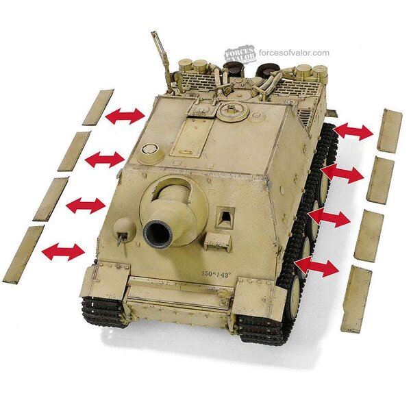 MCSlots Sturmtiger 606/4 38CM RW61 L/3.5 Prototype 1:32 Scale Forces of Valor 802001A