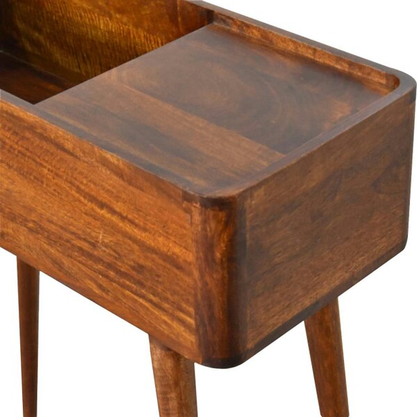 Wyld Haus Montepulciano Open Top Chestnut Mango Wood Console