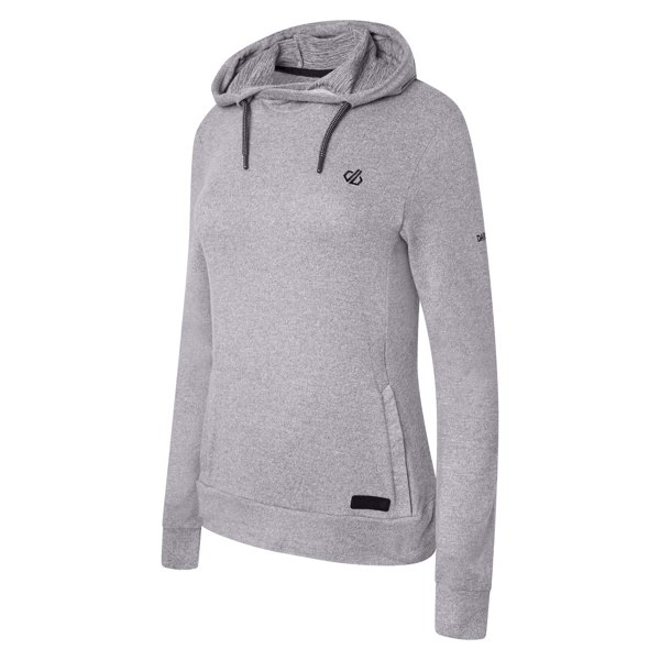 Dare 2B Women's Out & Out Marl Fleece Hoodie - Ash Grey