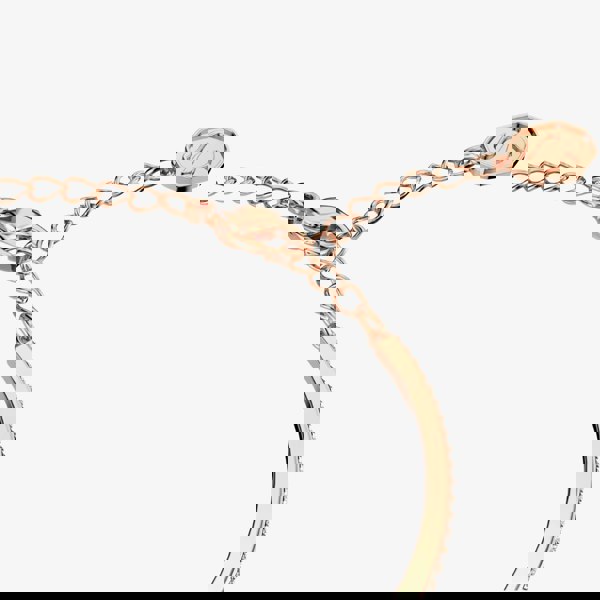 Swarovski Millenia Rose Gold Tone Plated Pink & White Crystal Bangle 5620555