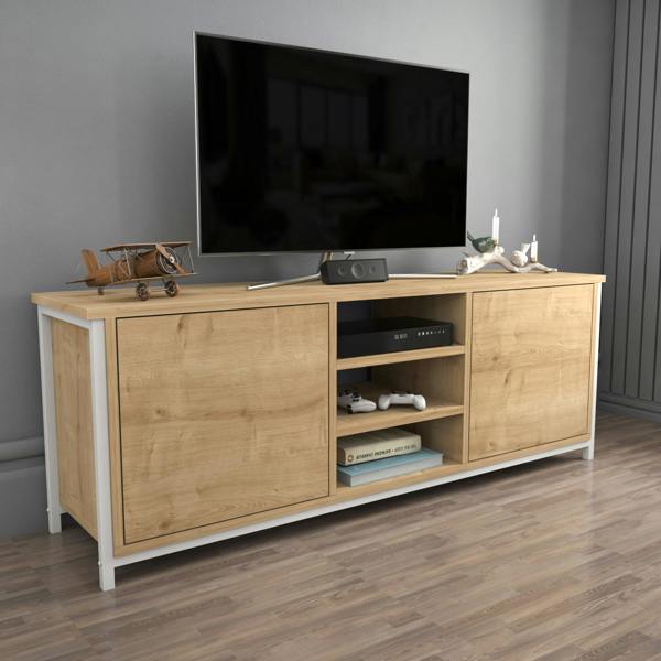 Decorotika Otis Modern Tv Stand TV Cabinet for TV's up to 63"