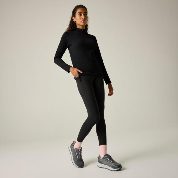 Regatta Womens Outdoor Comfort Leggings - Black
