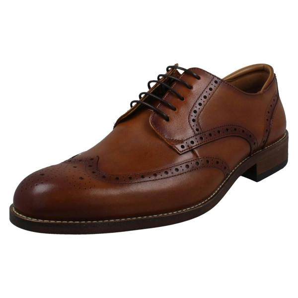 Clarks Mens Clarks Smart Formal Brogue Lace Up Shoes CraftRemi Tip