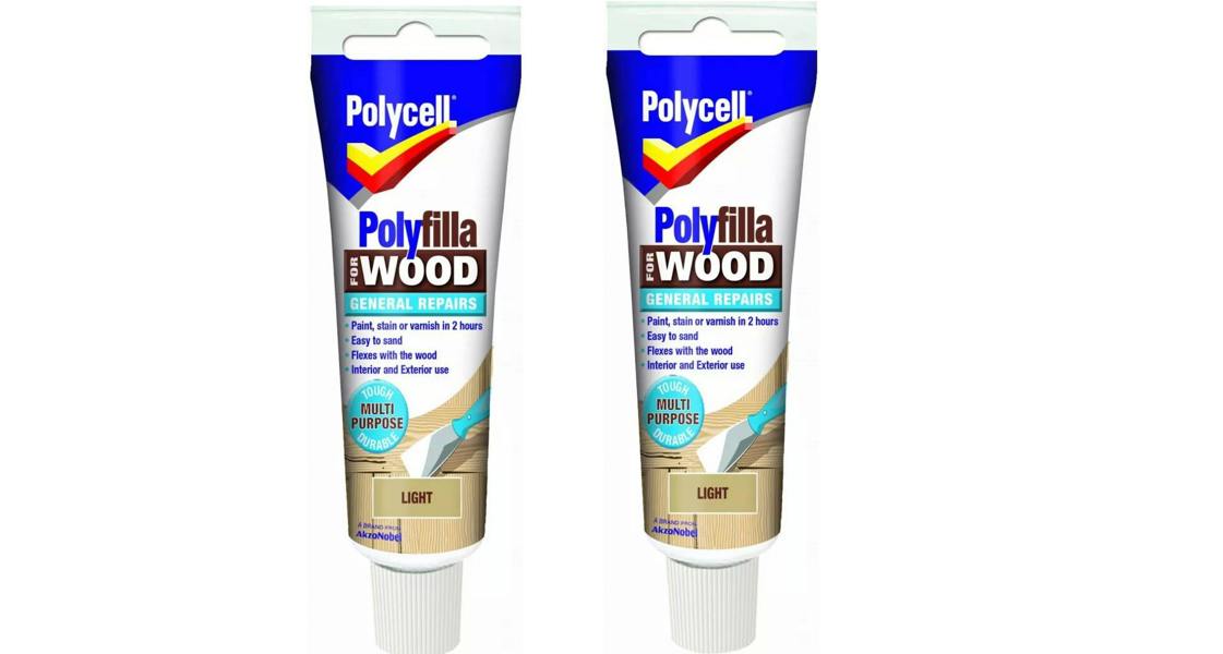 Polycell Polyfilla For General Wood Repairs Light Tube 75g