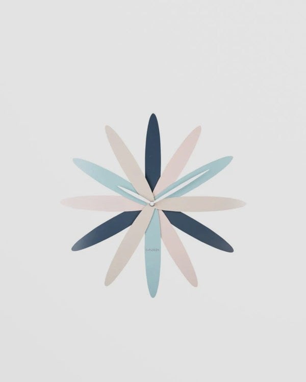 Wall Clock Bloom - Multicolor