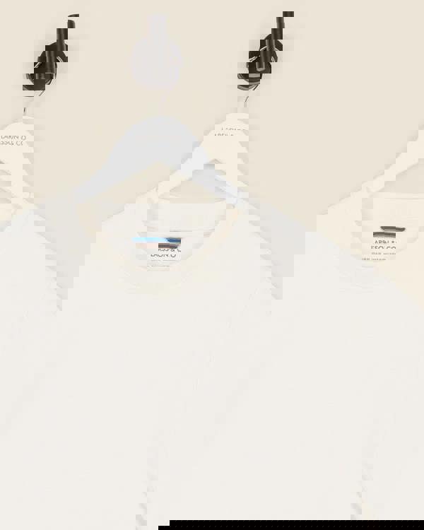 Larsson & Co Heavy T-Shirt With Ribbed Details