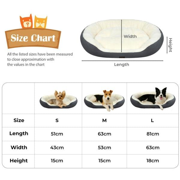 Skylos Luxury Pet Bed Orthopedic Calming Small Large Dog Bed Plush Washable Cushion Mat