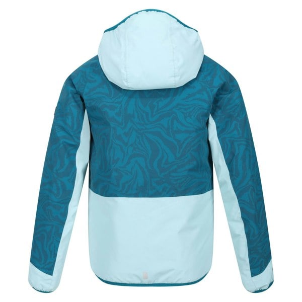 Regatta Childrens/Kids Volcanics VII Reflective Waterproof Jacket - Gulfstream/Sea Haze