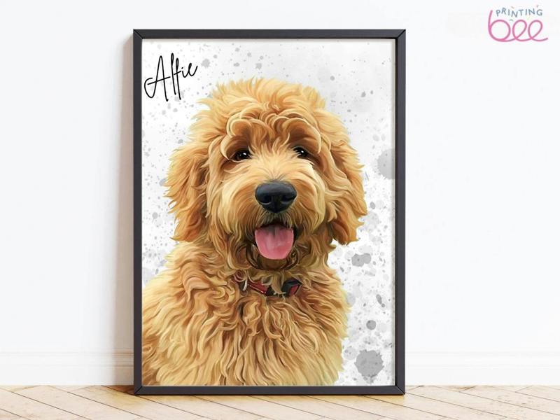 Personalised Watercolour Pet Portrait