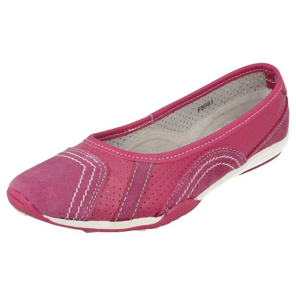 Down to Earth Ladies Down To Earth Flat Ballerina Shoes