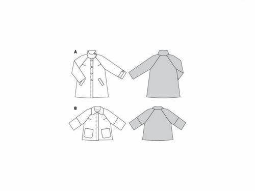 Burda Sewing Pattern 6372 Jackets and Coats For Women, 8 to 18 - Intermediate