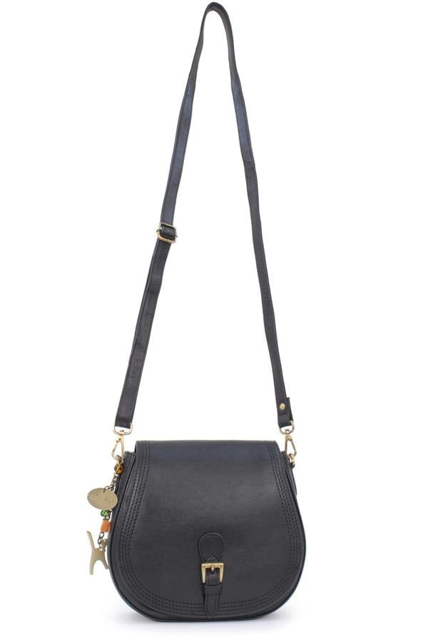 Catwalk Collection Handbags Isabella - Saddle Bag