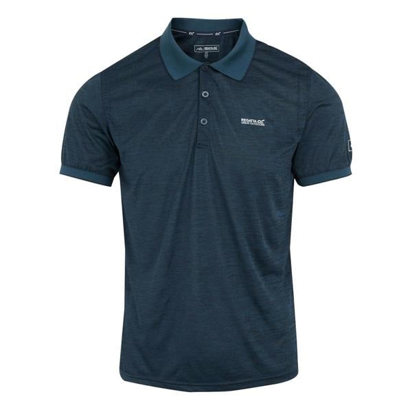 Regatta Mens Remex II Polo Shirt - Moonlight Denim/Navy