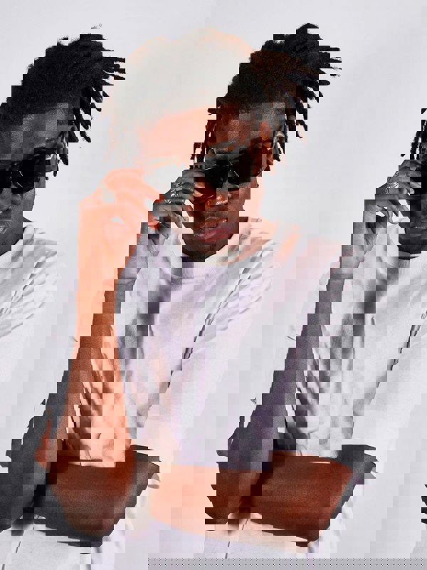 SVNX Tortoiseshell navigator sunglasses with green lenses