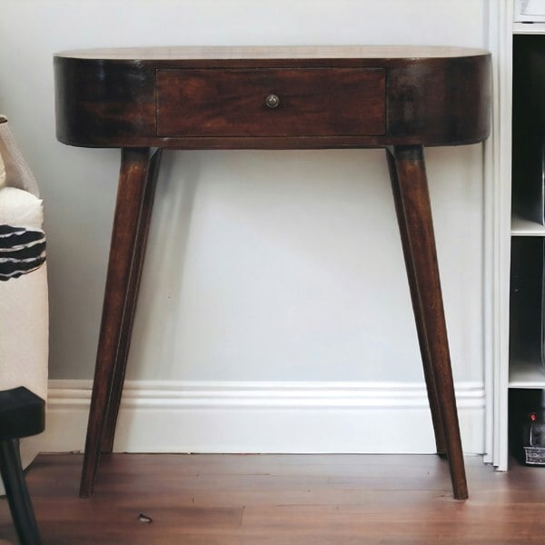 Artisan Furniture Solid Wood Albion Light Walnut Console Table