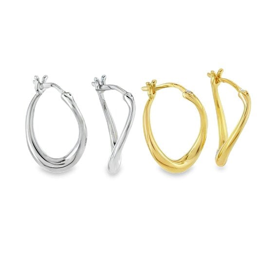 Reeves & Reeves Elipse Hoop Earrings