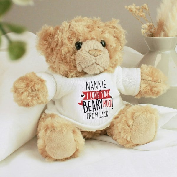 Personalised Memento Company Personalised Love You Beary Much Teddy Bear