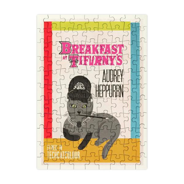 Happily Puzzles Breakfast at Tifurny's - 99 Piece Mini Jigsaw Puzzle